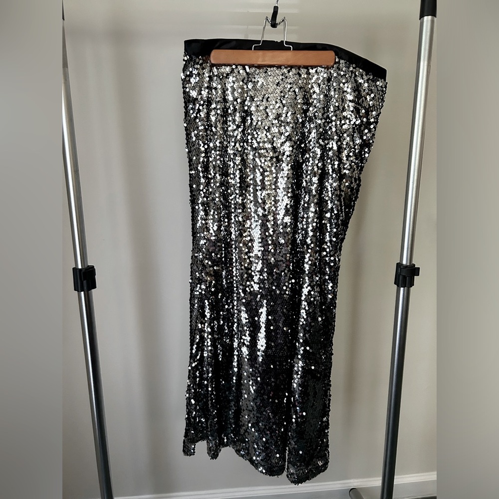 Sequin maxi skirt xl